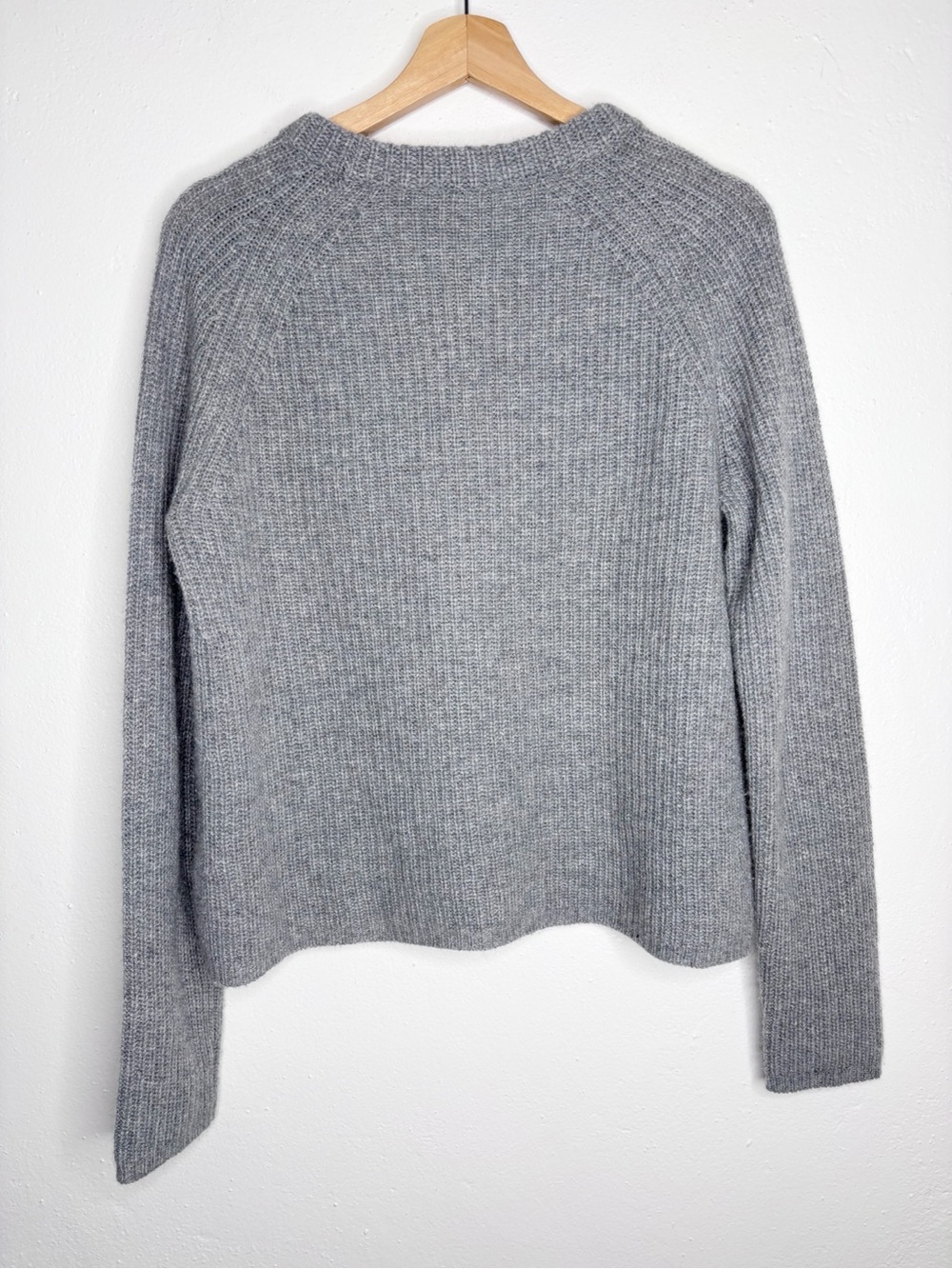 Jenni Kayne 100% Cashmere Fisherman Crewneck Sweater Size M EUC - Picture 4 of 10